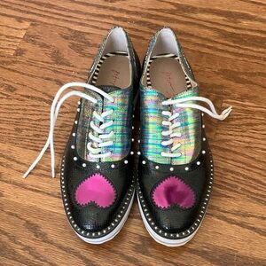 Black and Pink Women's Shoes